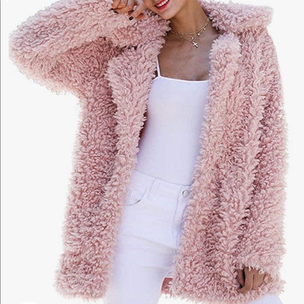 PINK TEDDY COAT ✨